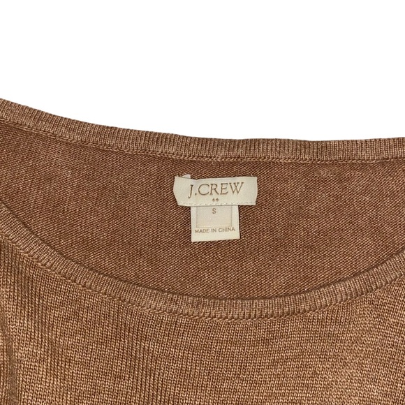 J. CREW Merino Wool Blend Brown Jewels Striped Lightweight Sweater Women’s Small - Picture 10 of 12